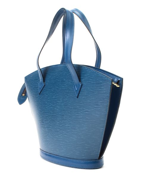 blue louis vuitton tote bag